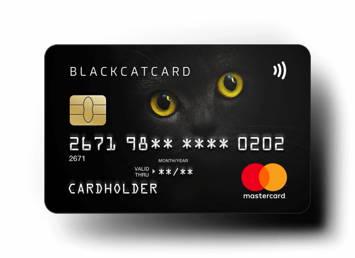 ✅ BlackCatCard: 10 Euro za samą rejestrację! ✅