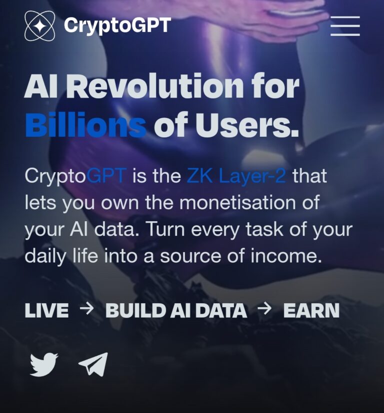 ✅ CryptoGPT – wcześniejszy dostęp i do 1000$ GPT! ✅