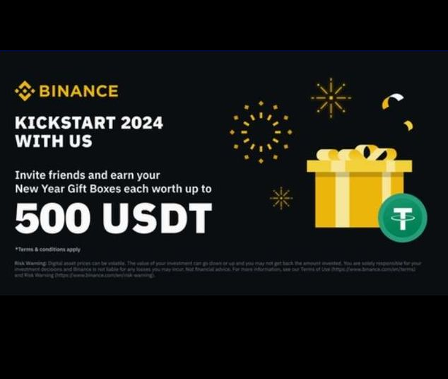 ✅ Rozpocznij swój rok 2024 z Binance: pudełka prezentowe o wartości do 500 USDT! Pula nagród 100 000 USDT! ✅