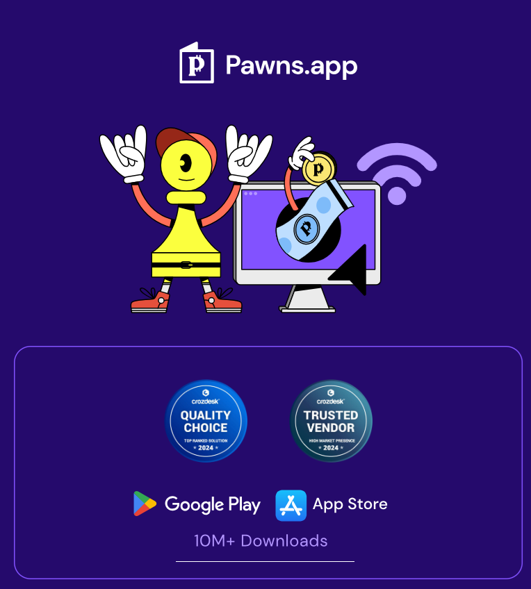✅ Pawns App – zadania, ankiety, gry, udostępnianie internetu + bonus do 3$ za rejestrację + co 24h darmowy obrót kołem! ✅