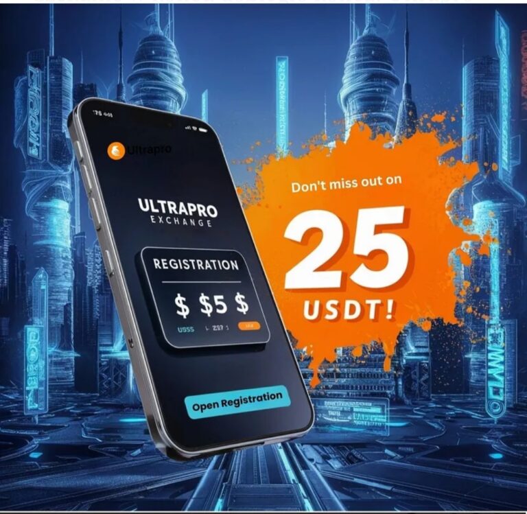 ✅ UltraPro Exchange – 25 USDT za rejestrację! ✅