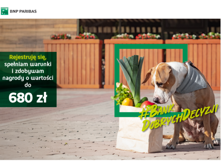 ✅ BNP Paribas – bonusy do 1080 zł [w tym 100 zł za samo podpisanie umowy i aktywację karty][uwaga: w promocji dostępne tylko 4000 wniosków!] + 400 zł w programie Bezcenne Chwile! ✅