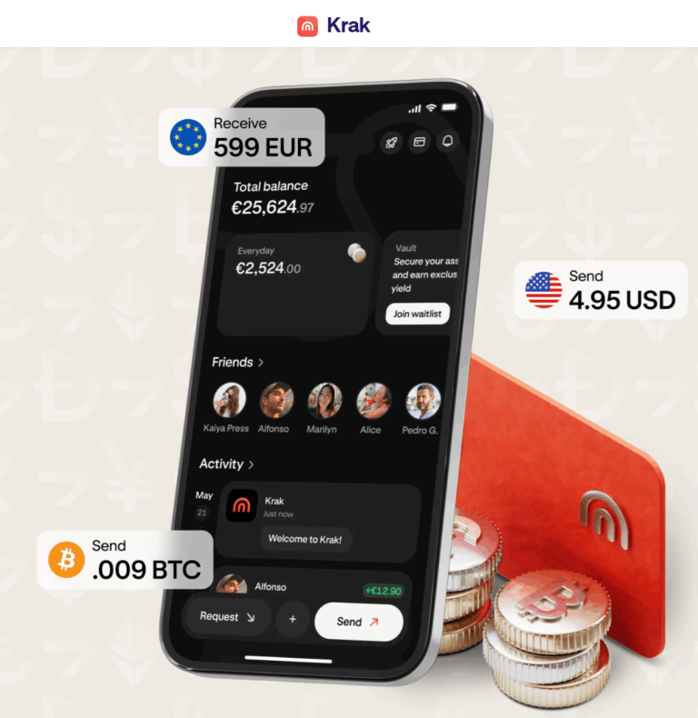 ✅ Krak App (portfel od Kraken) 10 USD za depozyt 10 EURO! ✅